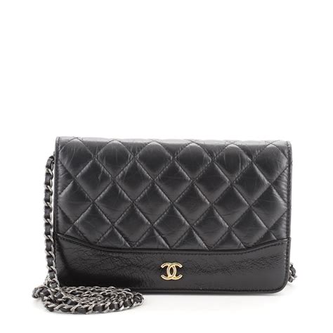 chanel gabrielle wallet on chain